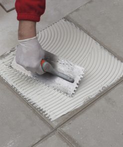 PASTE BINDER FOR LAYING ON CEMENT SCREEDS AND CONVENTIONAL PLASTERS, GYPSUM, PLASTERBOARD AND WOOD